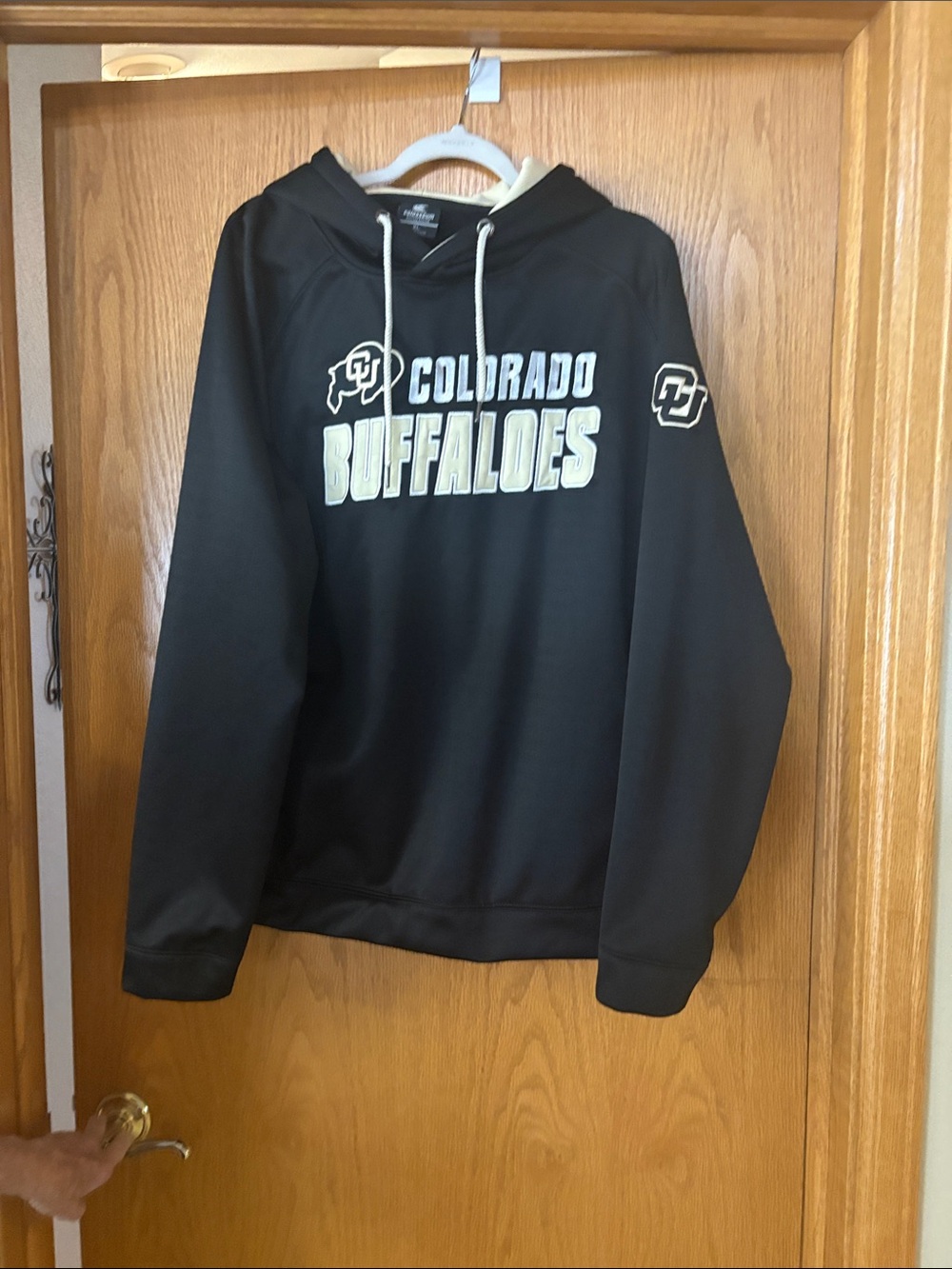 Colosseum Black Colorado Buffaloes Pullover Hoodie